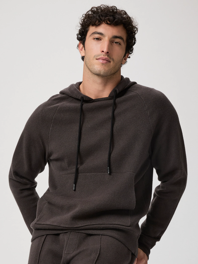 Donaldson Sweater Hoodie in Carbanolo