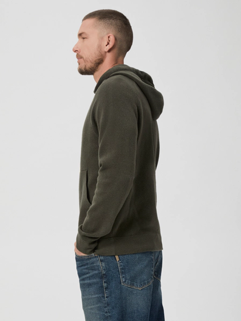 Donaldson Sweater Hoodie in Shaded Glen