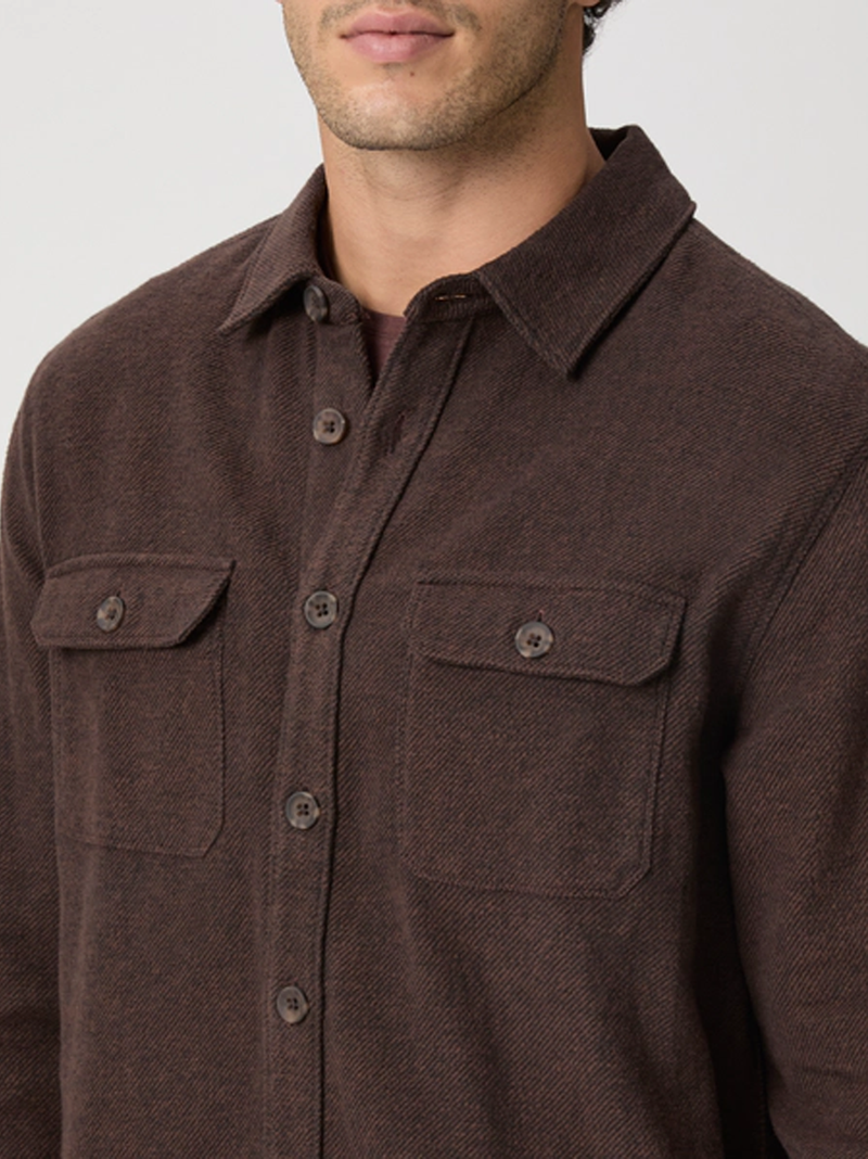 Wilbur Overshirt in Smoked Cavern