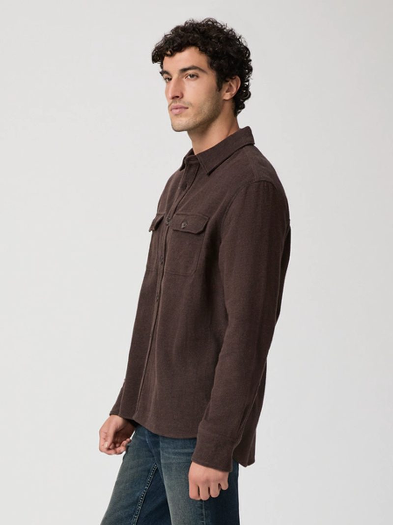 Wilbur Overshirt in Smoked Cavern