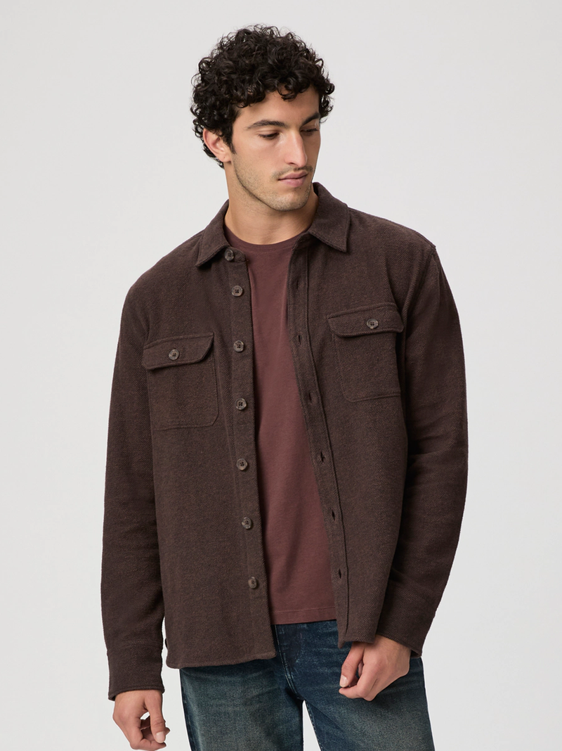 Wilbur Overshirt in Smoked Cavern