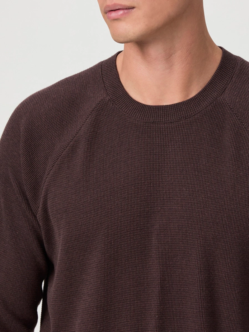 Odin Baseball Tee in Burnt Cocoa