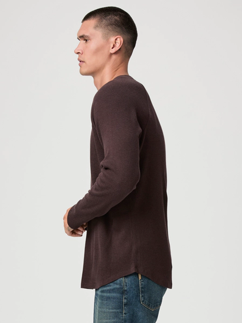 Odin Baseball Tee in Burnt Cocoa