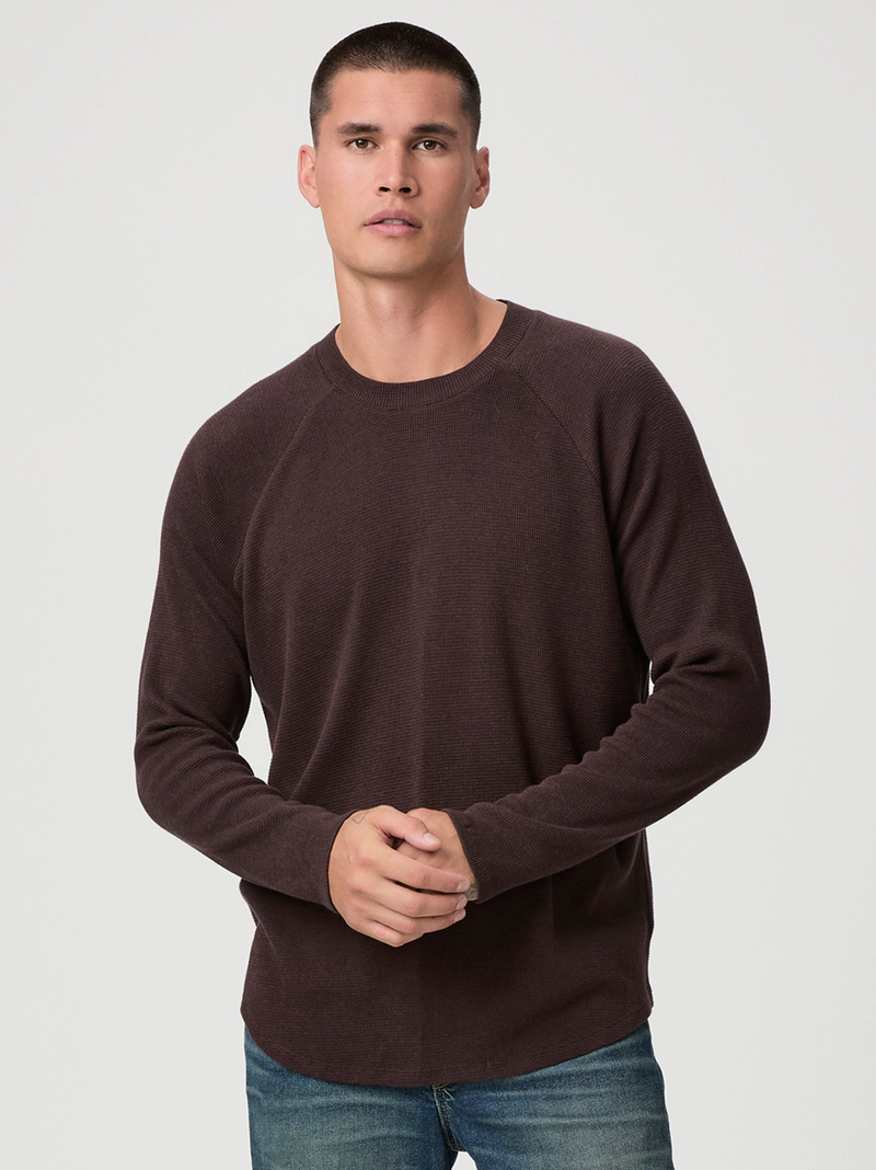 Odin Baseball Tee in Burnt Cocoa