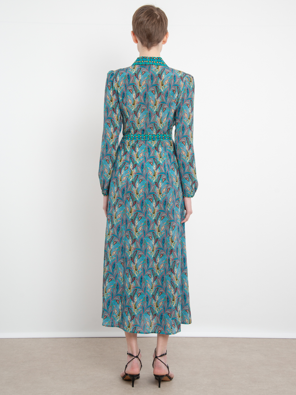 Vanessa B Dress in Caudex Turquoise