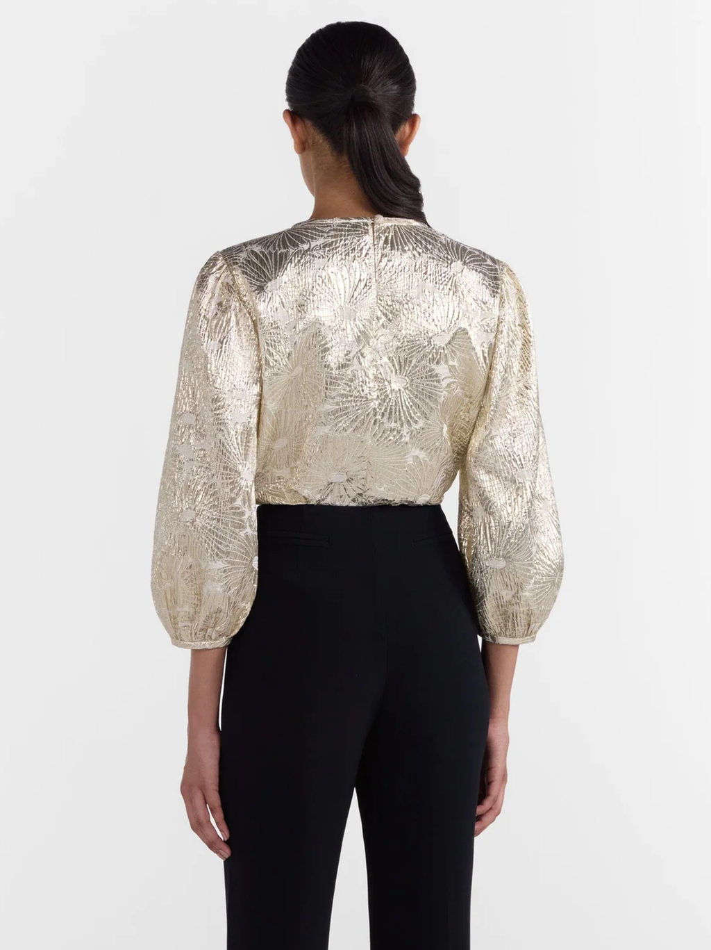 Ozzi Top In Pale Gold