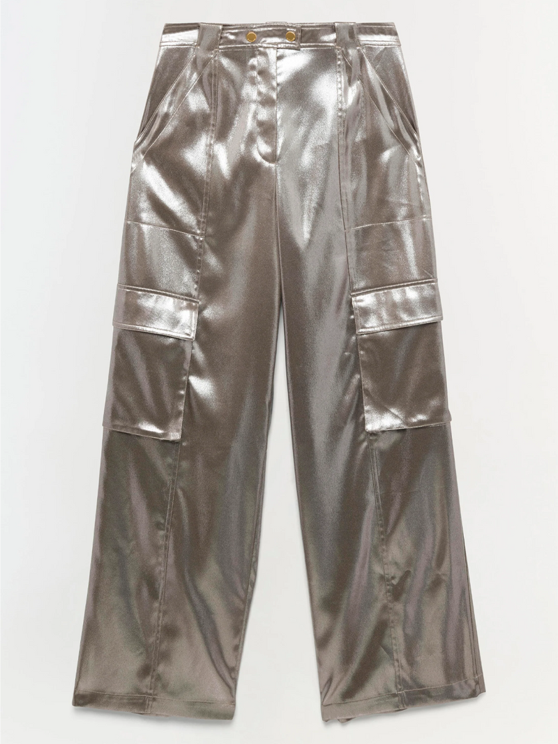 Beatriz Metallic Cargo Pant