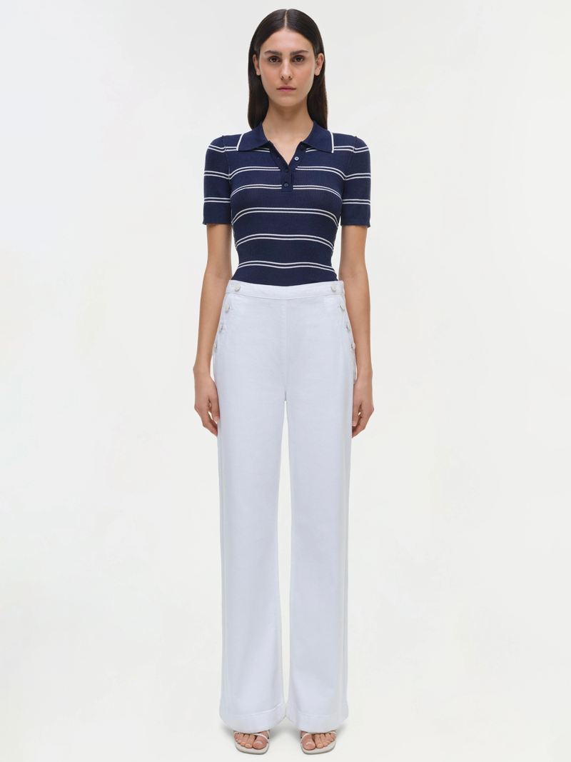 Wide-Leg Sailor Jeans