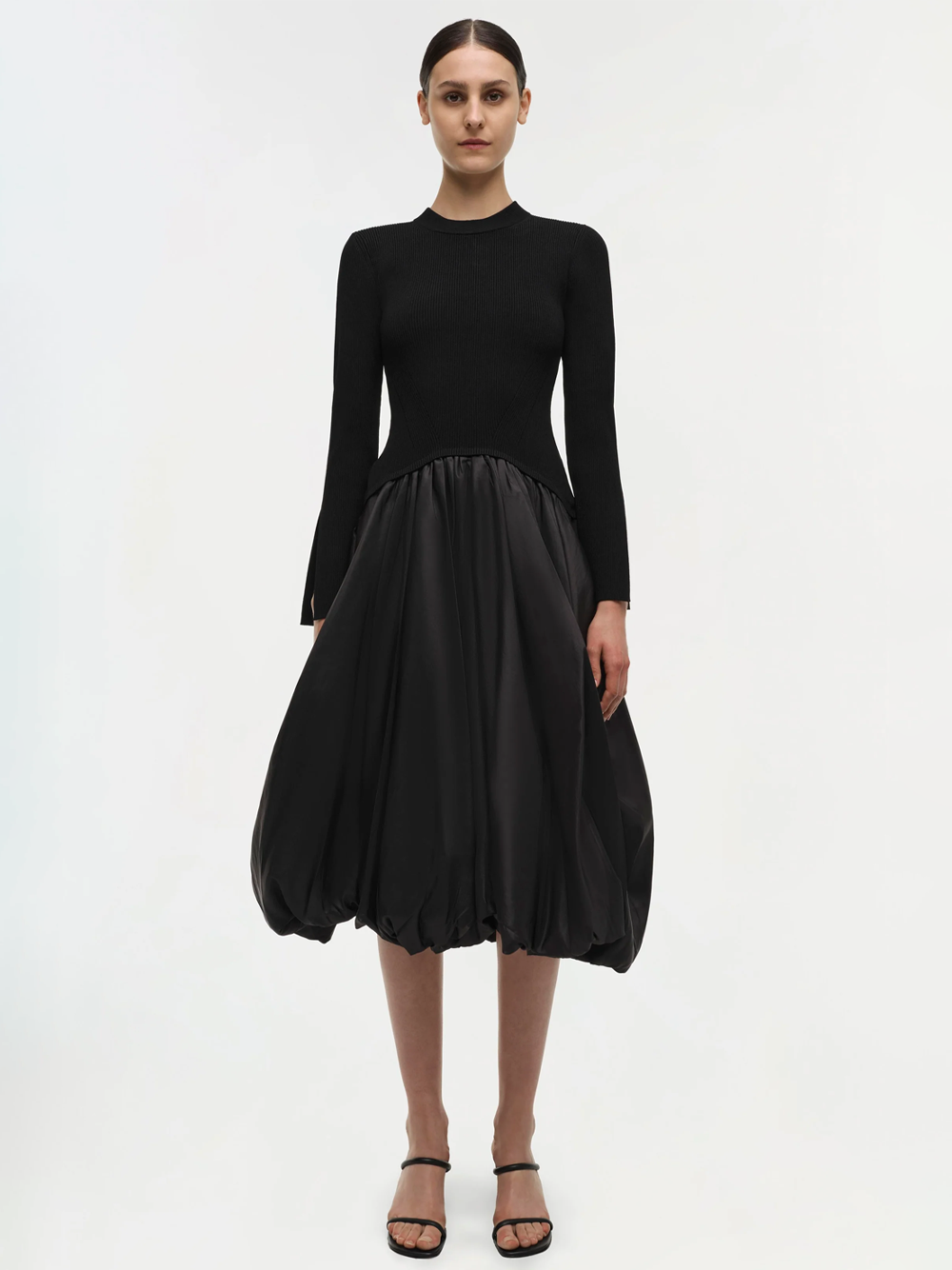 Kenlie Mockneck Midi Dress