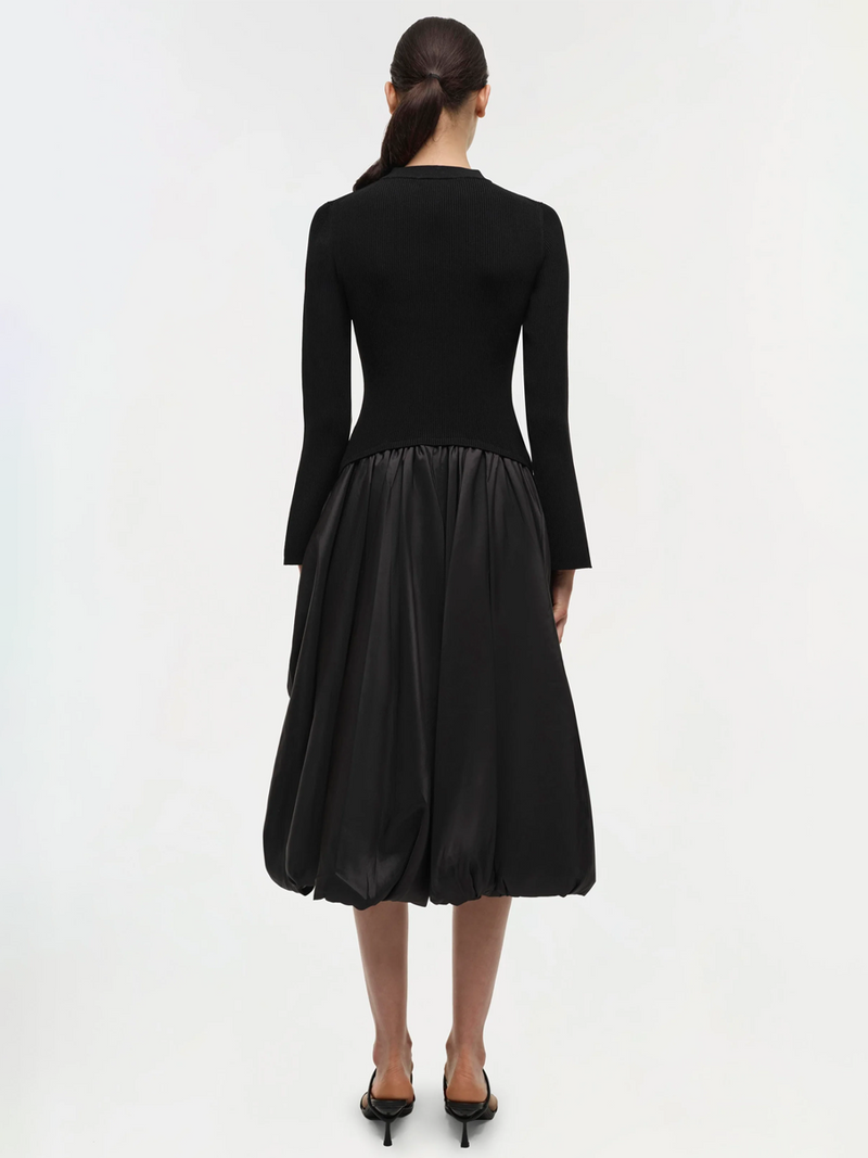 Kenlie Mockneck Midi Dress