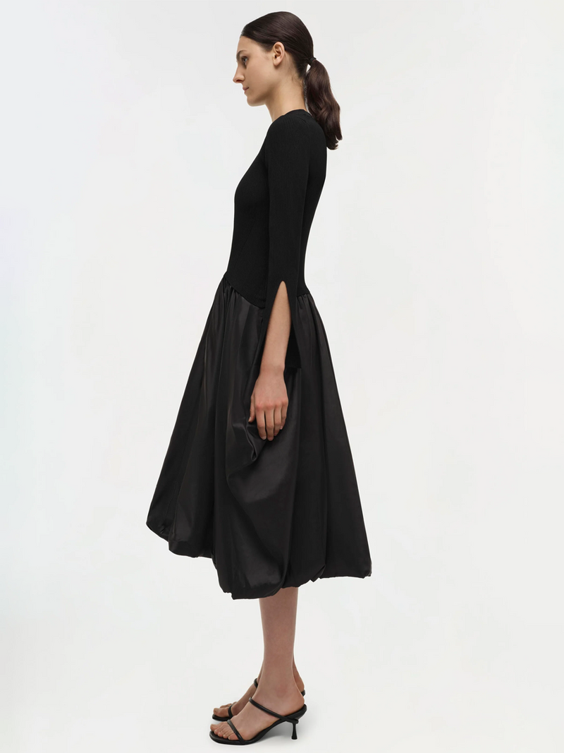 Kenlie Mockneck Midi Dress