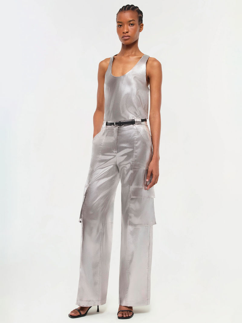 Beatriz Metallic Cargo Pant