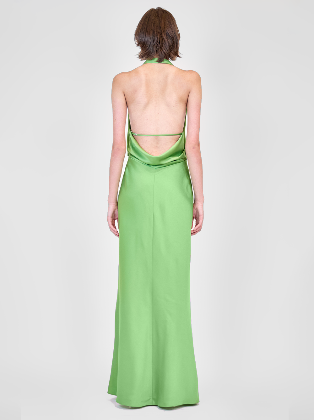 Reannon Draped Satin Gown