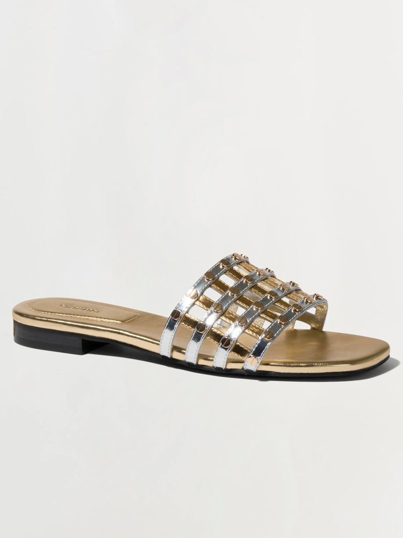 Rivet Flat Sandal