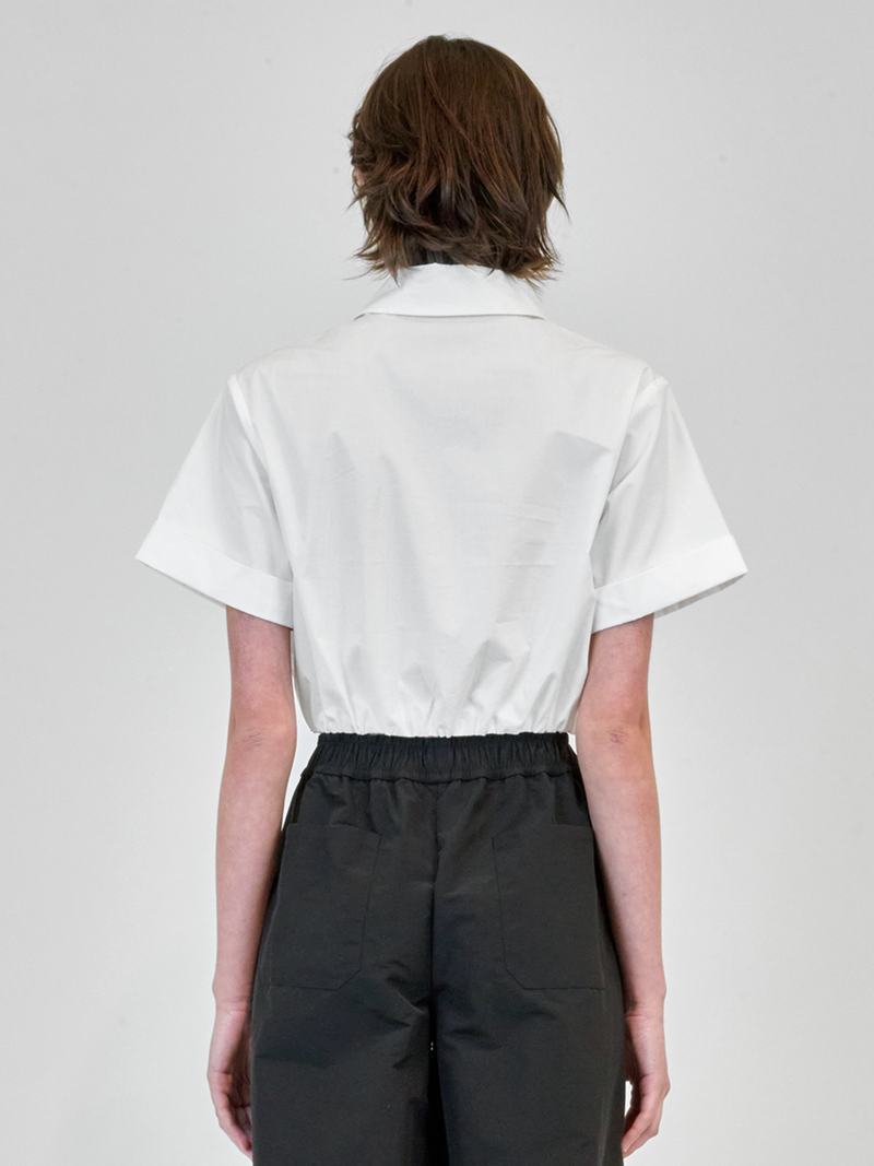 Nicky Cropped Short Sleeve Shirt