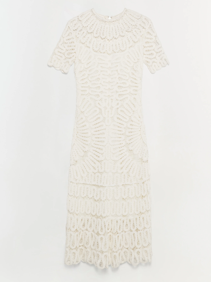 Lorelai Embroidered Midi Dress