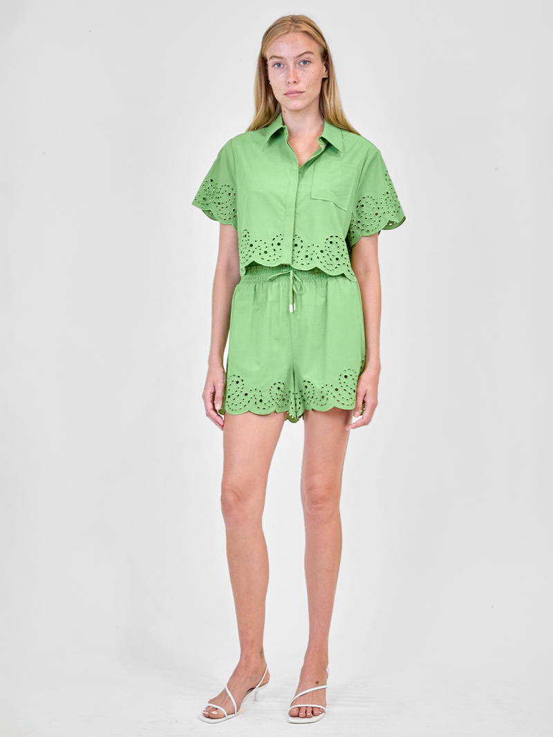 Amelie Embroidered Short