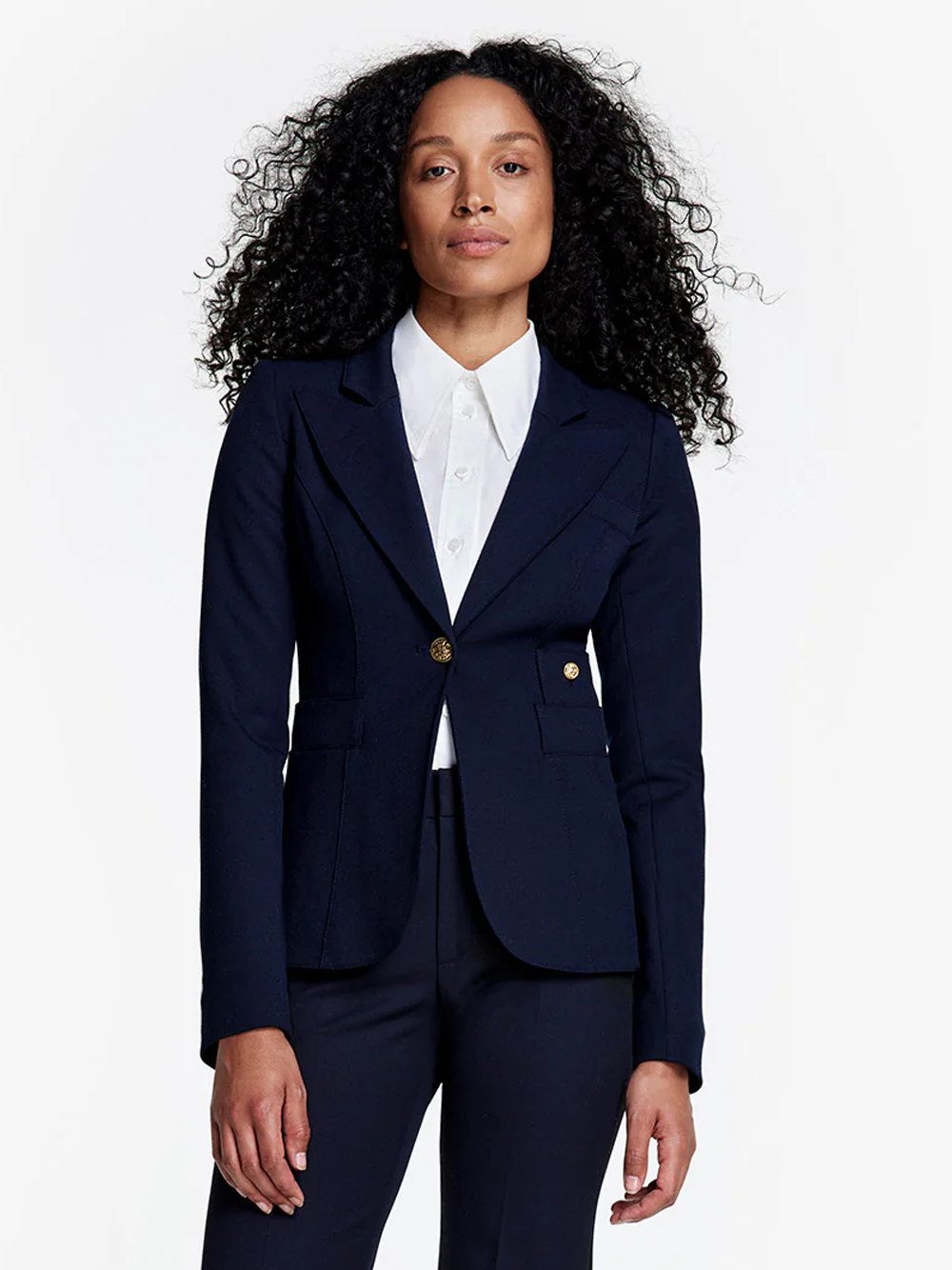 Deep Navy Duchess Blazer