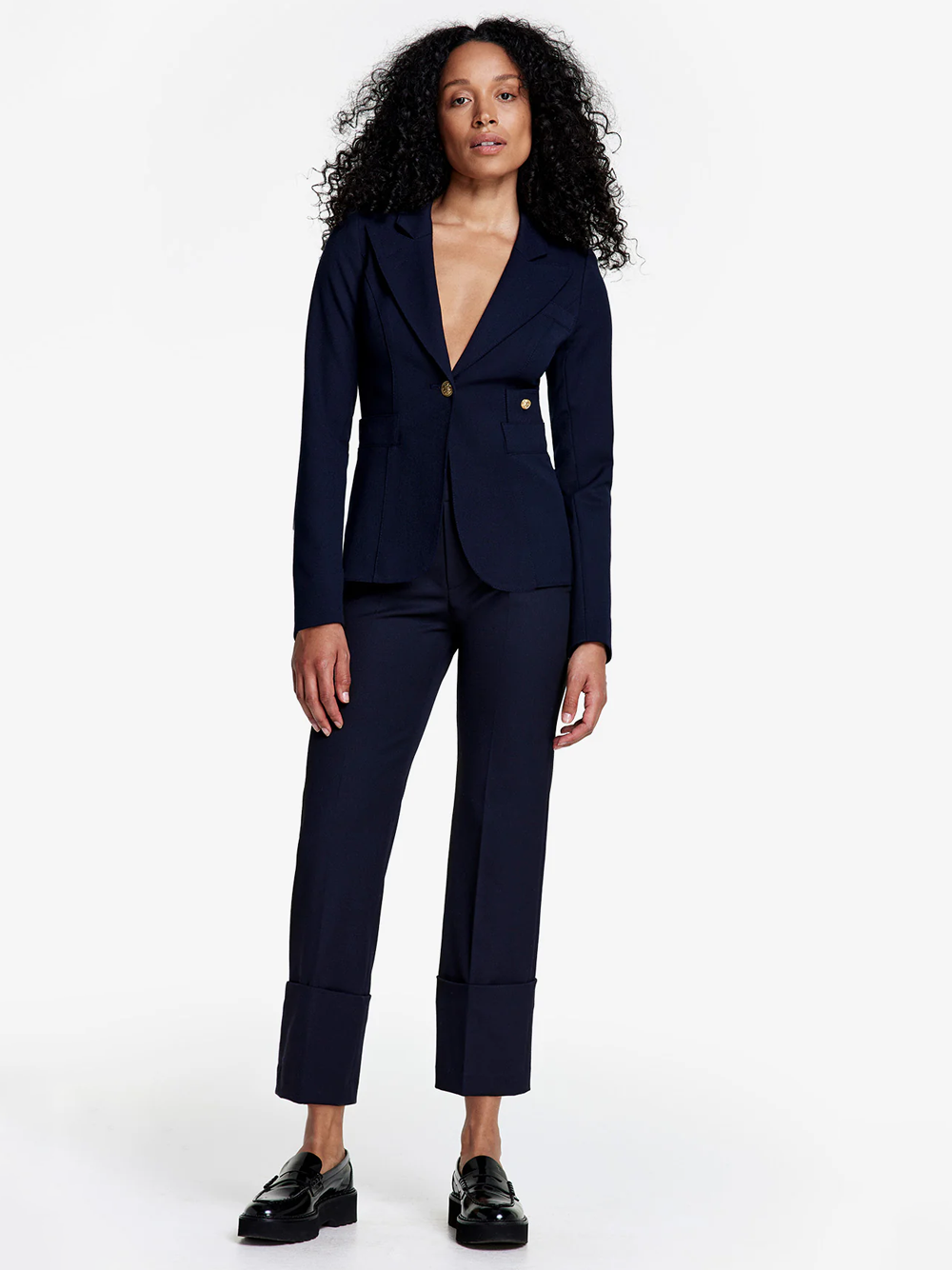 Deep Navy Duchess Blazer