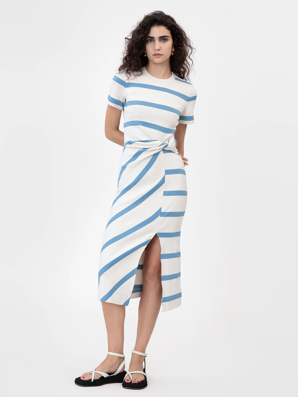 Short Sleeve Striped Cody Dress