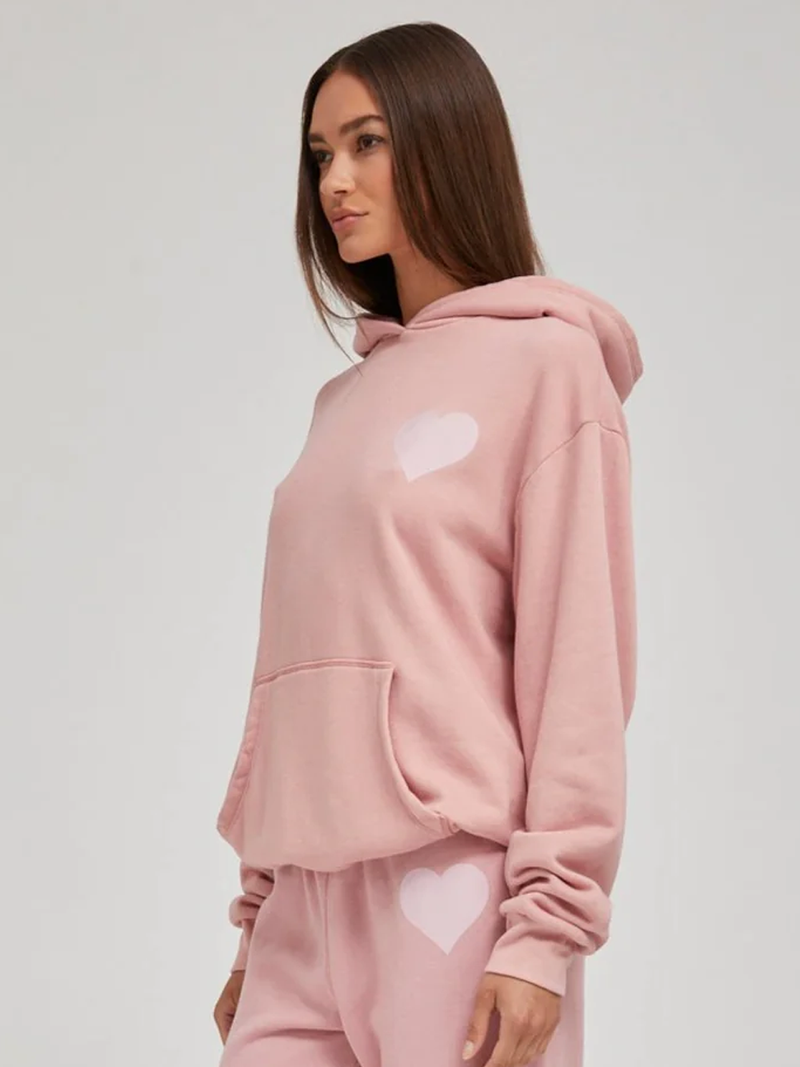 Camelia Heart Hoodie