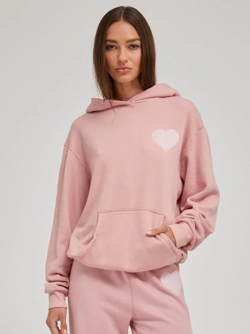 Camelia Heart Hoodie