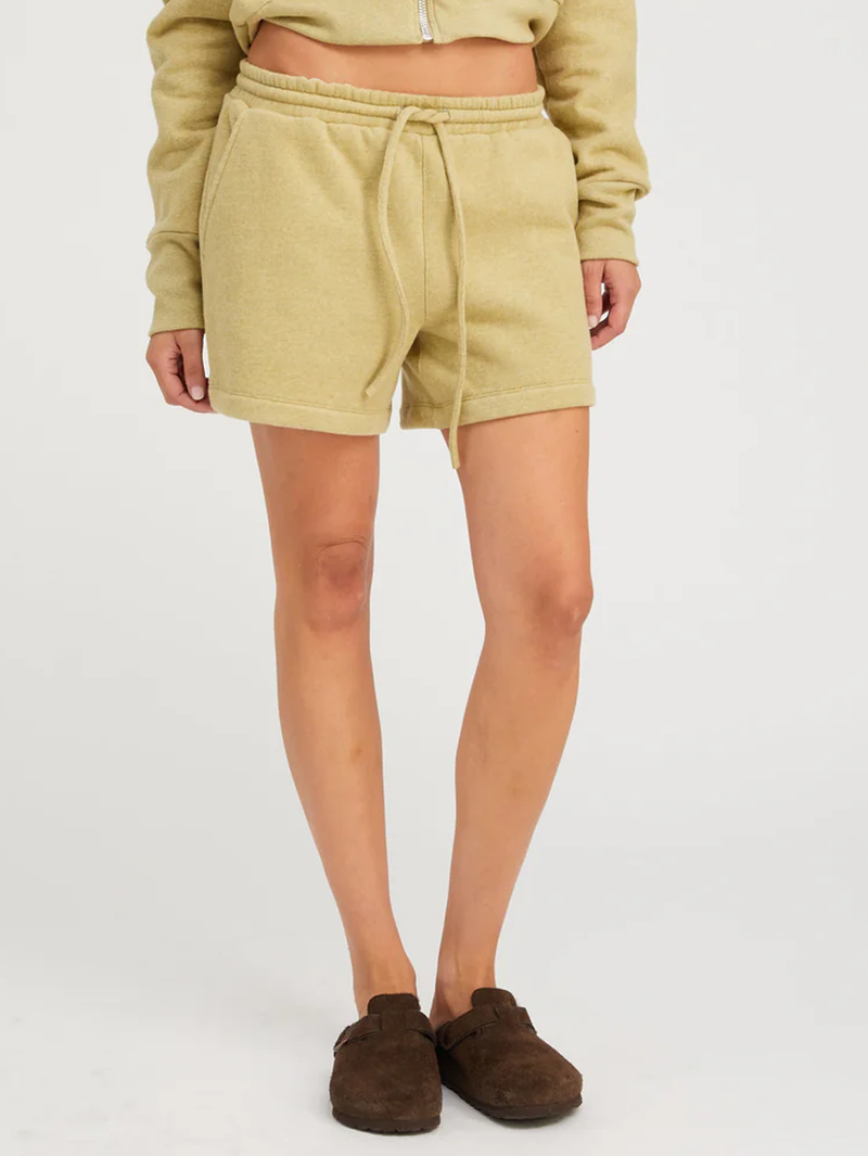 Pistachio Melange Sweatshorts