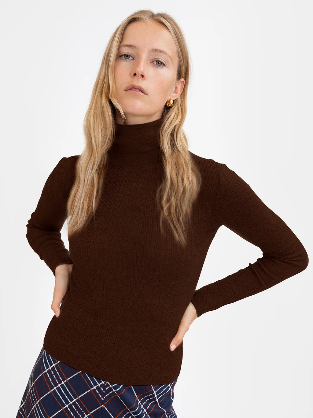 Kayden Turtleneck in Oxblood