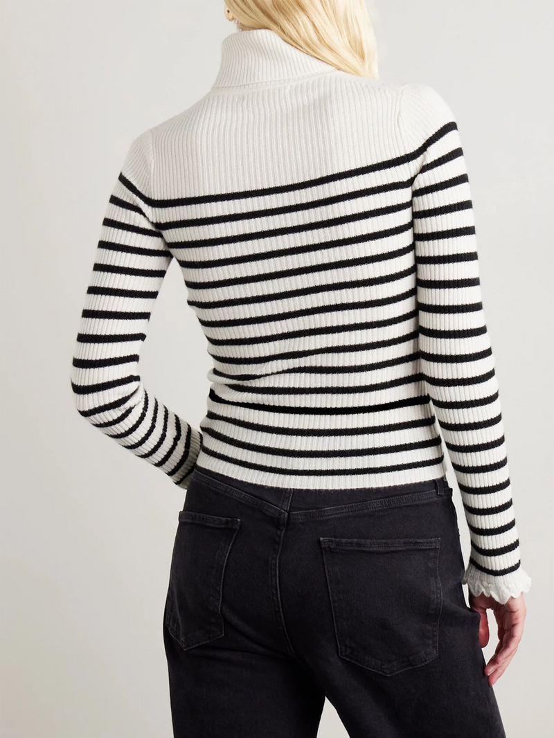 Annika Ribbed Cashmere  Top