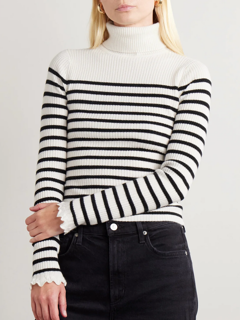 Annika Ribbed Cashmere  Top