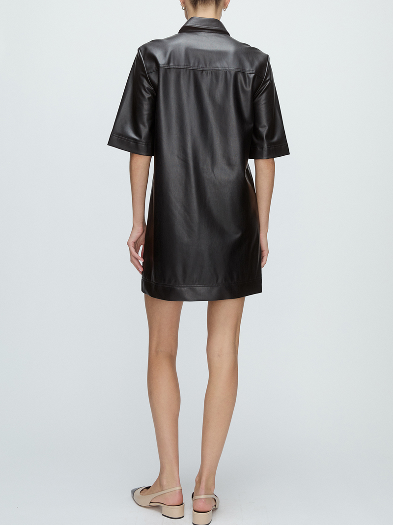 Koulis Leather Dress