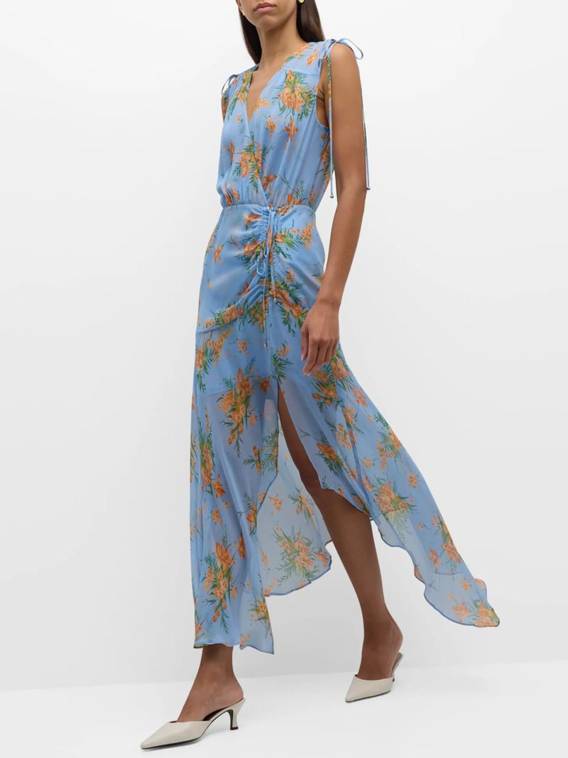 Dovima Sleeveless Floral Maxi Dress