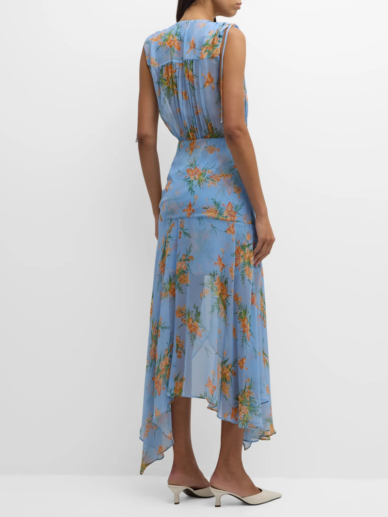 Dovima Sleeveless Floral Maxi Dress