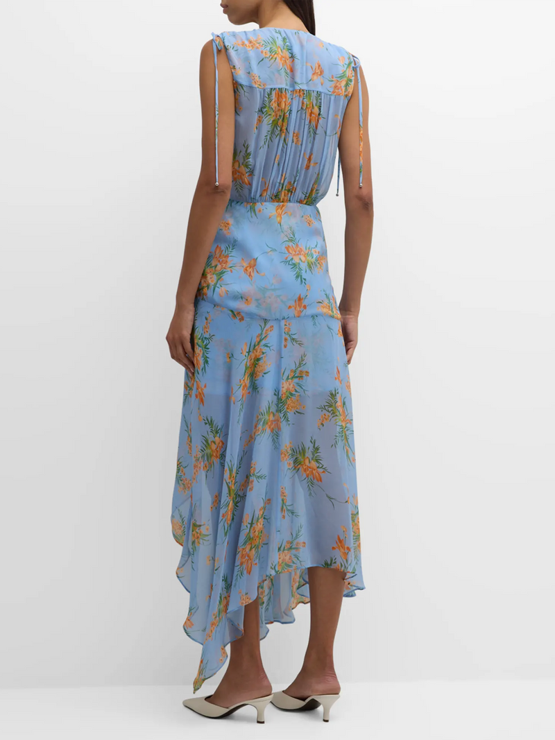 Dovima Sleeveless Floral Maxi Dress