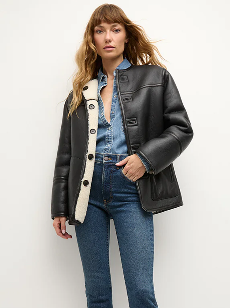 Anya Reversible Shearling Coat