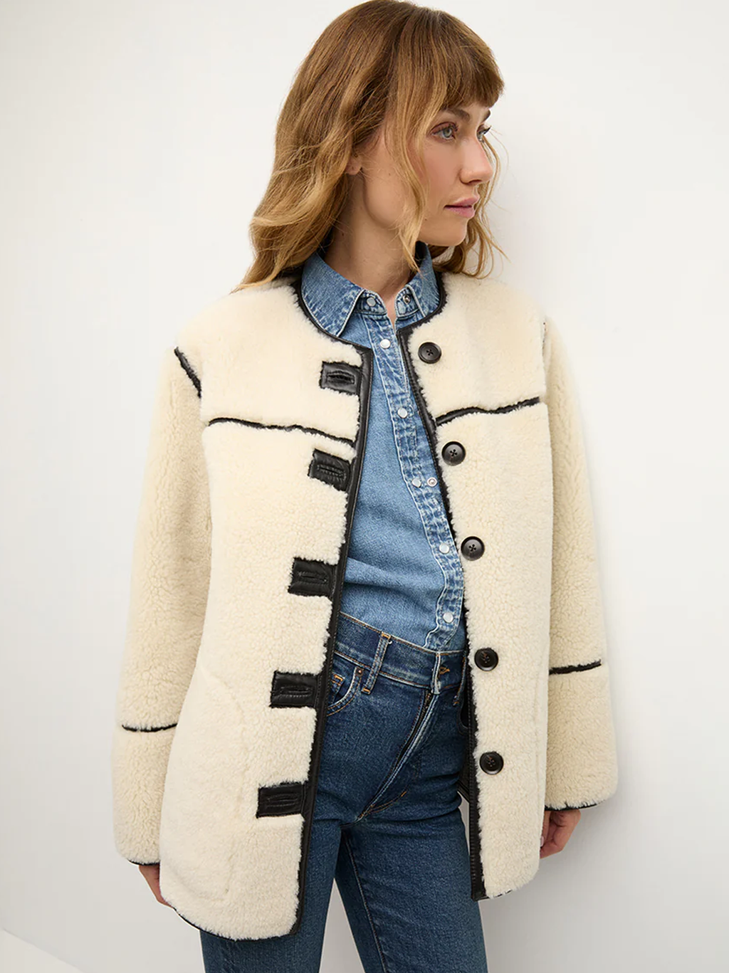 Anya Reversible Shearling Coat