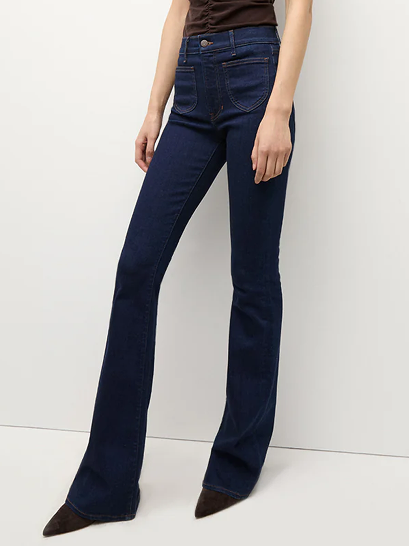 Beverly Skinny-Flare Jean in Rodeo Clean