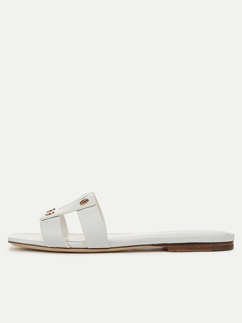 Via Slide Sandal in Coconut