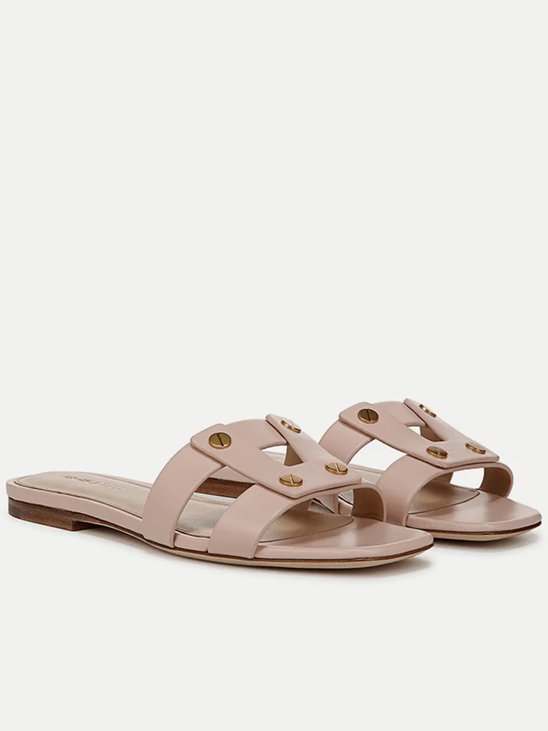 Via Slide Sandal in Rose