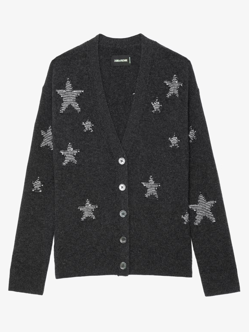 Mirka Stars Cashmere Cardigan