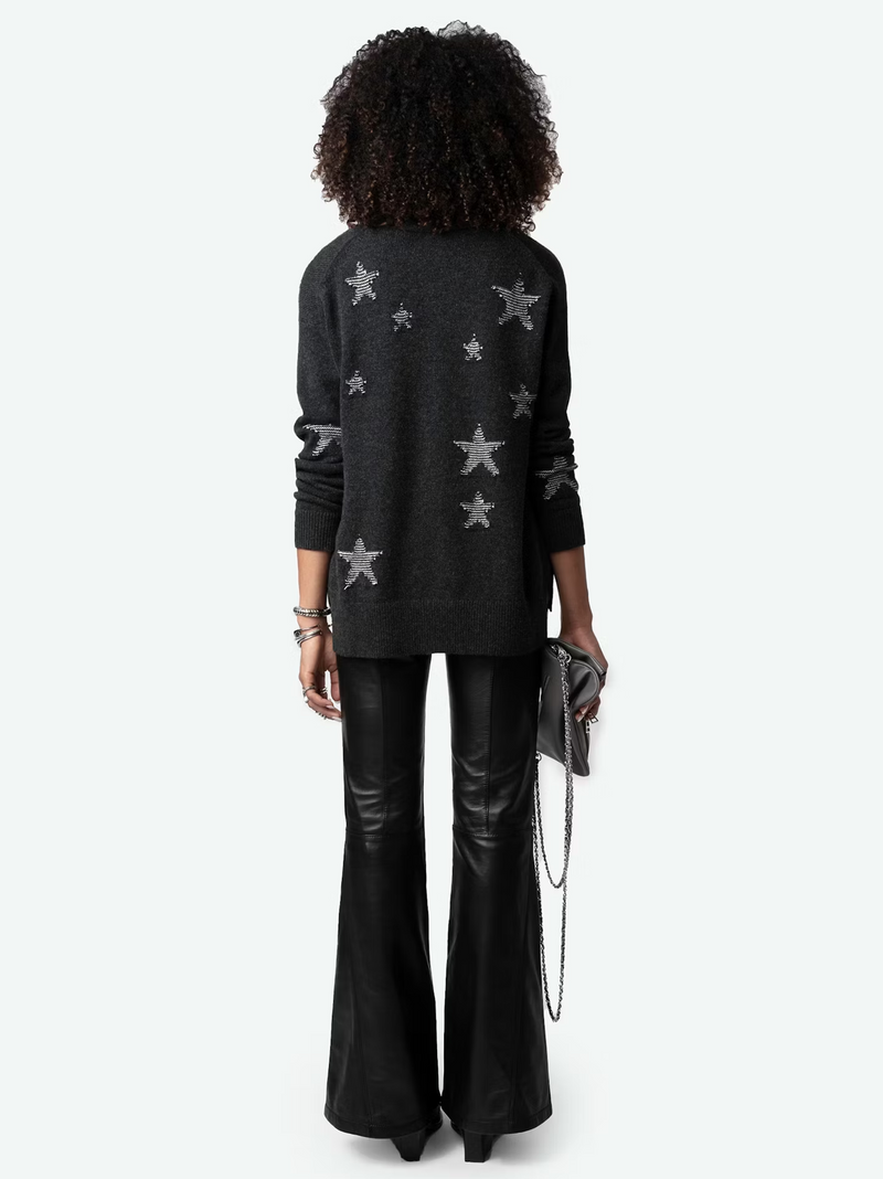 Mirka Stars Cashmere Cardigan